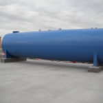 fuel tank installation by Beckrich Construction