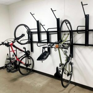 GSA general contractor Beckrich Construction bike rack installation